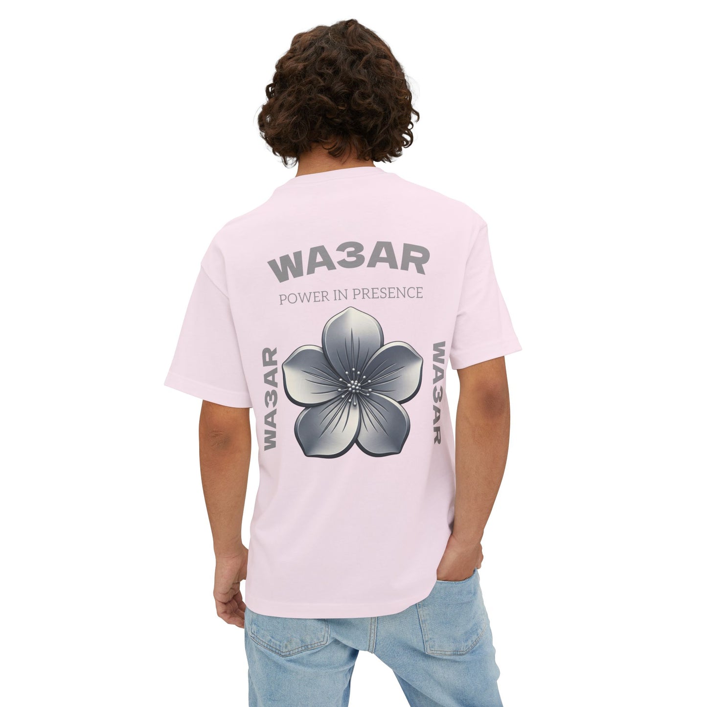WA3AR Power In Presence Flower Tee | PINK