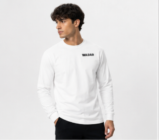 WA3AR Long Sleeve Tee White