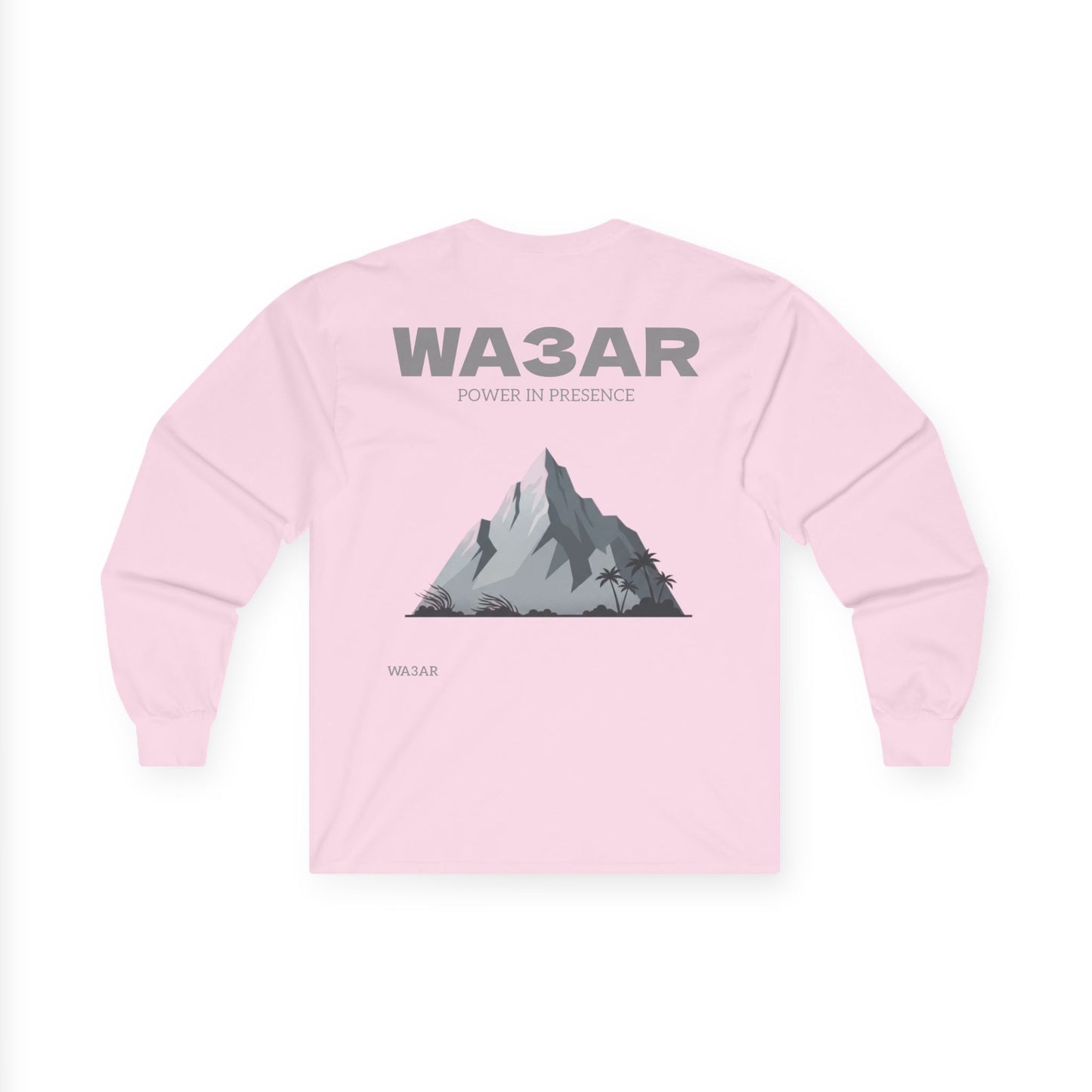 Arabic WA3ARLong Sleeve Tee Pink