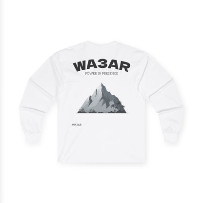 WA3AR Long Sleeve Tee White