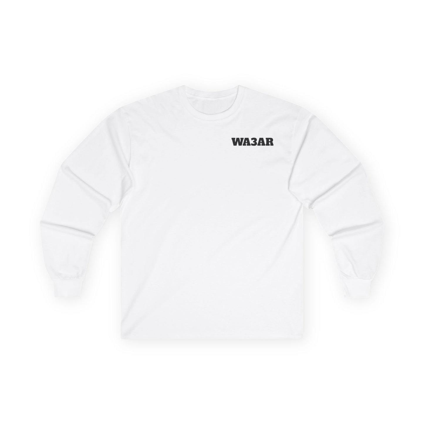 WA3AR Long Sleeve Tee White