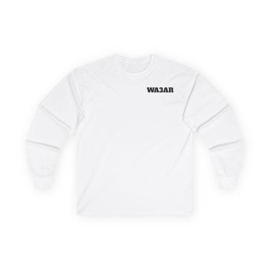 WA3AR Long Sleeve Tee White
