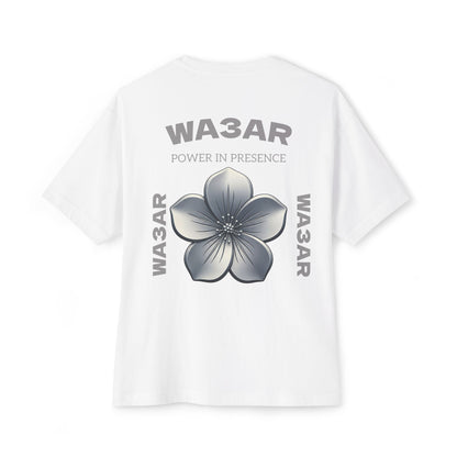 WA3AR Power In Presence Flower Tee | WHITE