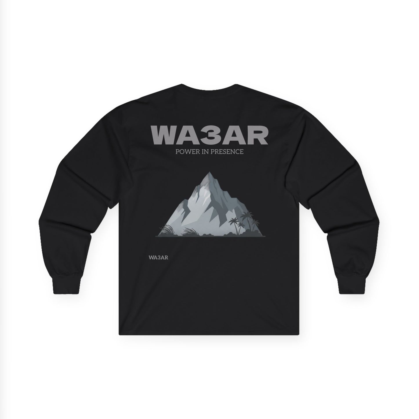 Arabic WA3Ar Long Sleeve Tee Black
