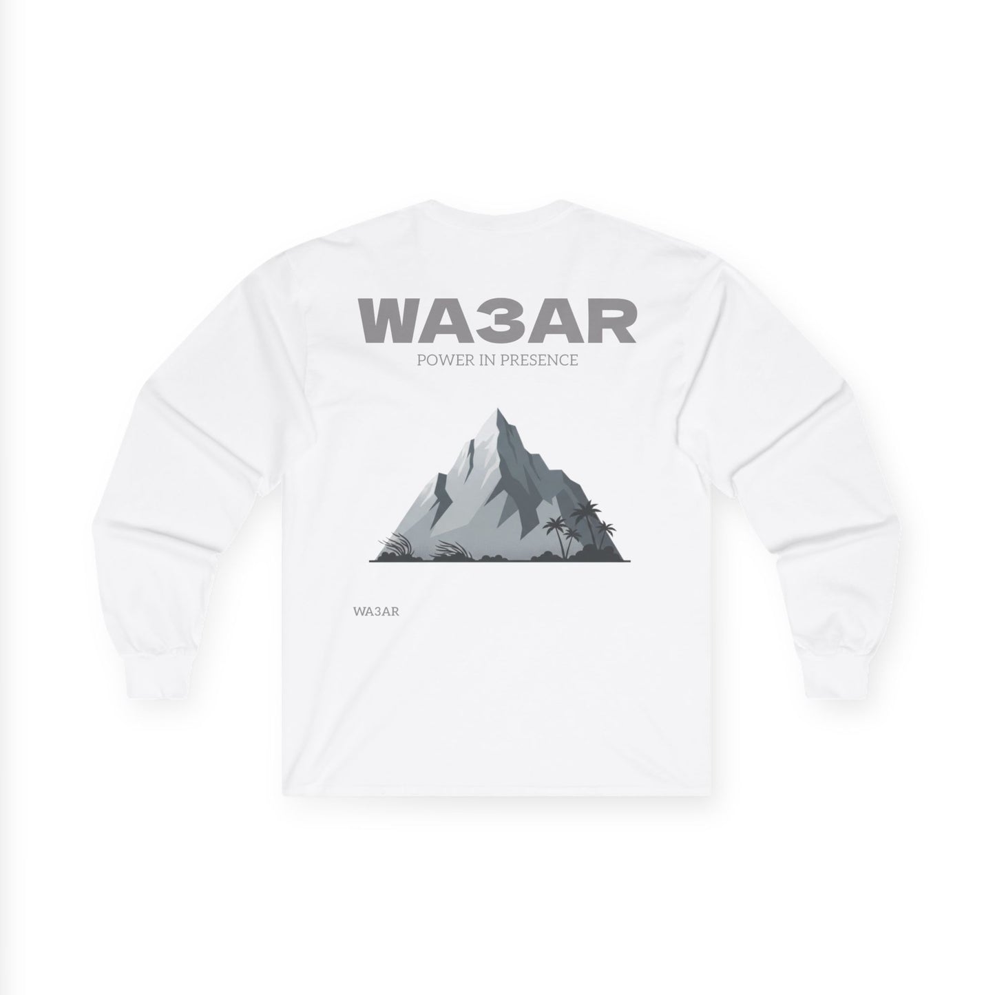 Arabic WA3AR Long Sleeve Tee White