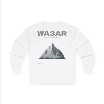 Arabic WA3AR Long Sleeve Tee White