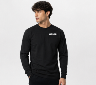 WA3AR Long Sleeve Tee Black