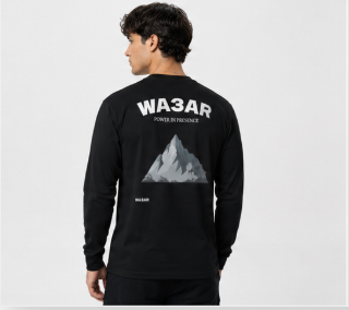 WA3AR Long Sleeve Tee Black