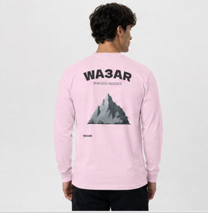 WA3AR Long Sleeve Tee Pink
