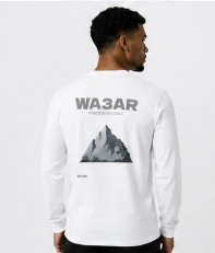 Arabic WA3AR Long Sleeve Tee White